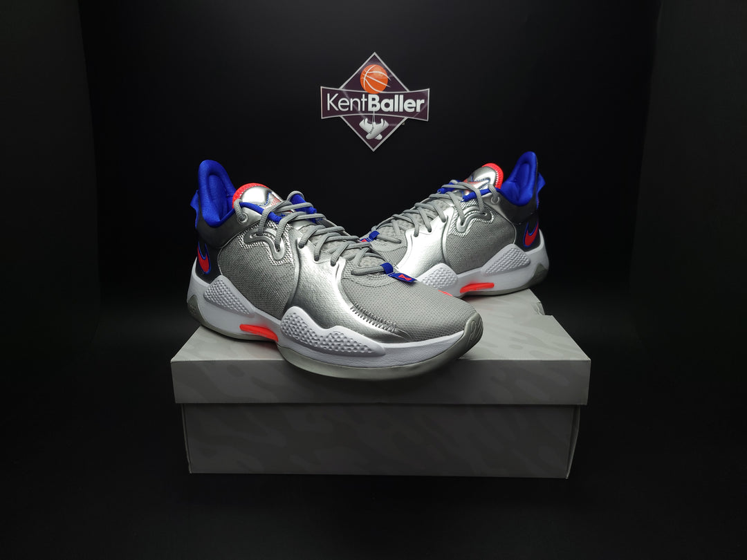 Nike PG 5 Clippers Metallic Silver – KentBaller