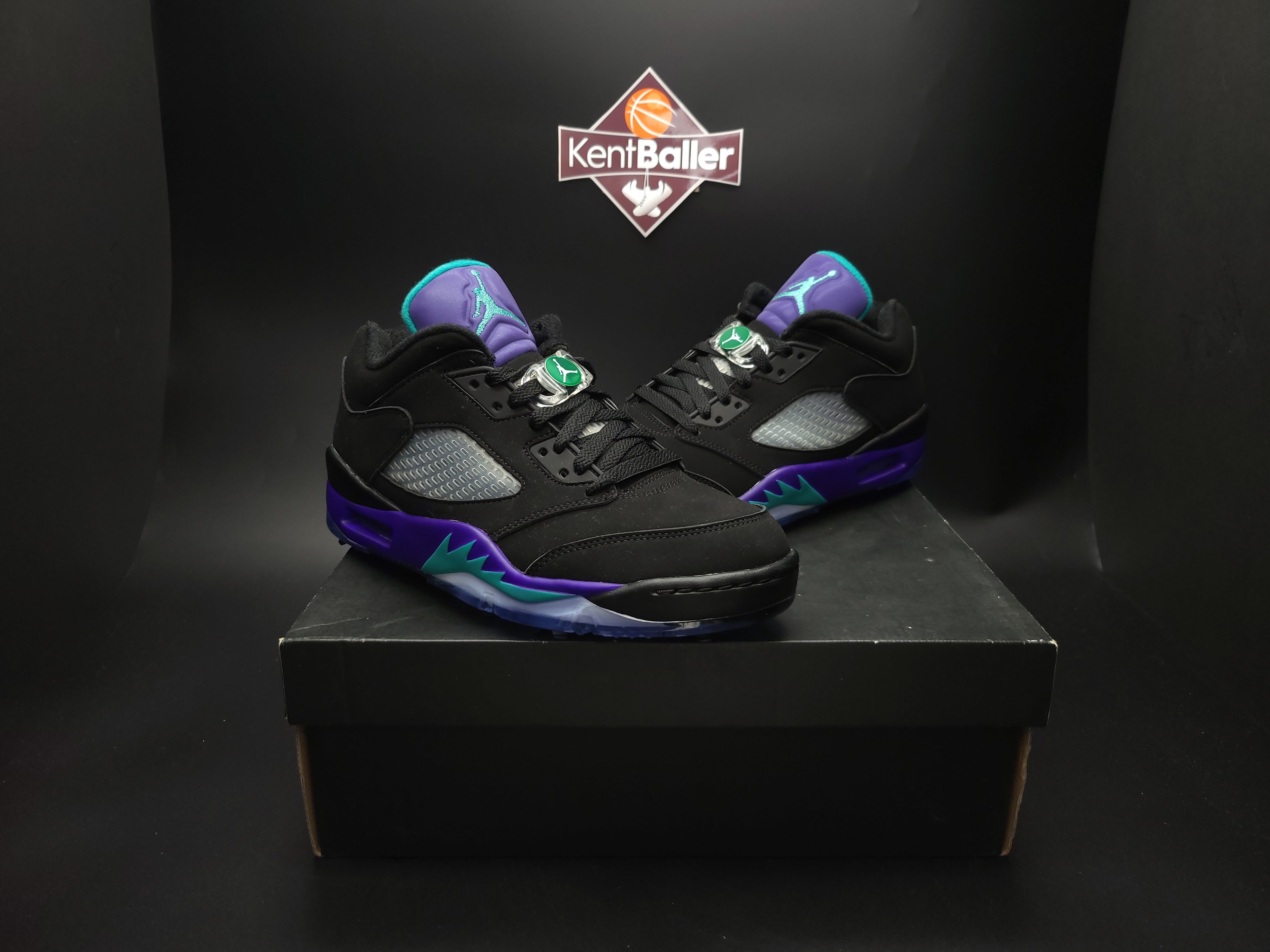 シューズ NIKE - NIKE AIR JORDAN 5 LOW GOLF &quot;Black Grape&quot; Jordan 5 Retro Low Golf Black Grape Men's - CU4523-001 - US