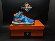 Nike LeBron 10 X Blue/Orange